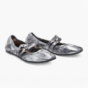 Free People Silver Flats